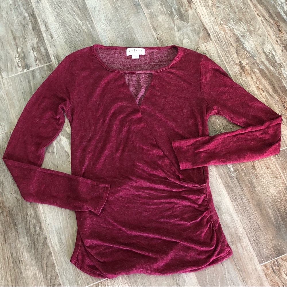 NWOT Velvet by Graham & Spenser top - Picture 1 of 7